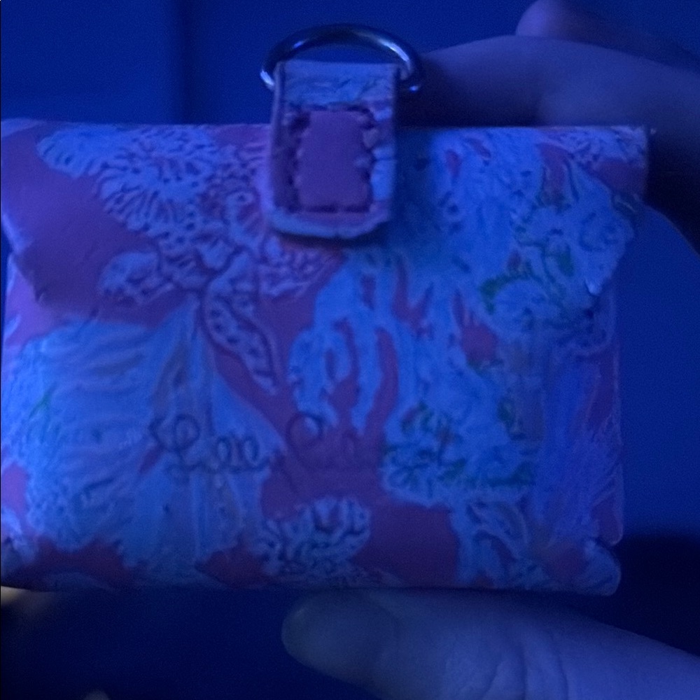 Lilly Pulitzer Pink and Blue Floral Wallet